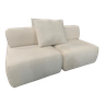 Sofa Neo Ilha 2 Modulos 1,80m Tecido Bouclê Bege - 3
