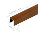 Ver imagem 4 de Perfil de Alumínio para Acabamento 10mm X 1,0cm Luxor