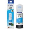 Refil Tinta Epson T504 Original 504 L4150 L4160 L6161 6171 Ciano 1x Unidade - 1