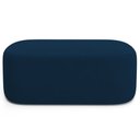 Ver imagem 7 de Cabeceira Cama Box 100cm Lanna com Puff Recamier Doha W01 Suede Azul Marinho - Lyam Decor