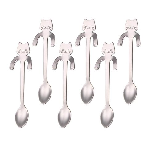 Jogo de 6 Colheres Delicat em Aco Inox