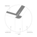 Ver imagem 5 de Perfil de Alumínio para Acabamento 10mm x 1,2cm Bourbon Dourado Brilho Viscardi