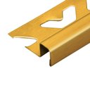 Ver imagem 2 de Perfil de Aço Inox para Acabamento 10mm x 1,2cm Firenze Inox Golden Escovado Viscardi Dourado