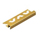 Ver imagem 1 de Perfil de Aço Inox para Acabamento 10mm x 1,2cm Firenze Inox Golden Escovado Viscardi Dourado