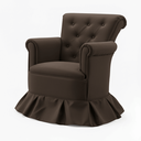 Ver imagem 2 de Poltrona Balanço Amentação Quarto Confortável Descanso Sala Leitura Suede:suede Marrom
