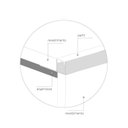 Ver imagem 4 de Perfil de Alumínio para Acabamento 13mm X 1,17cm Luce Linear com Guia