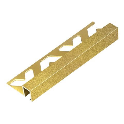 Perfil de Alumínio para Acabamento 10mm X 1,2cm Firenze Golden Escovado Viscardi