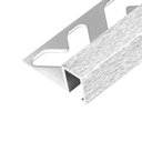 Ver imagem 2 de Perfil de Alumínio para Acabamento 10mm X 1,2cm Firenze Brilho Escovado Viscardi
