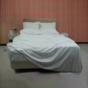 Ver imagem 2 de Jogo de Cama Lençol 400 Fios Casal P. Palito 4 Pçs Branco Casa Dona