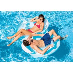 Bóia Inflável Dupla para Piscina 2 Pessoas Intex - 4