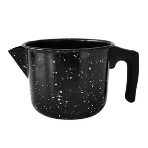Leiteira Esmaltada 850ml Bico Caneca Fervedor Cabo Baquelite
