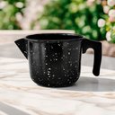 Ver imagem 5 de Leiteira Esmaltada 850ml Bico Caneca Fervedor Cabo Baquelite