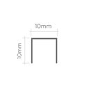 Ver imagem 4 de Perfil de Alumínio para Acabamento 10mm X 1,0cm Luxor Golden Escovado Viscardi