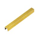 Ver imagem 1 de Perfil de Alumínio para Acabamento 10mm X 1,0cm Luxor Golden Escovado Viscardi