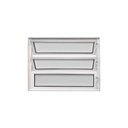 Ver imagem 2 de Vitro Basculante de Alumínio Branco 60x100 Linha 25
