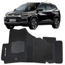 Ver imagem 3 de Tapete Carpete Tracker 2020 À 2025 Preto Logo Bordado Jogo 5 Peças Automotivo