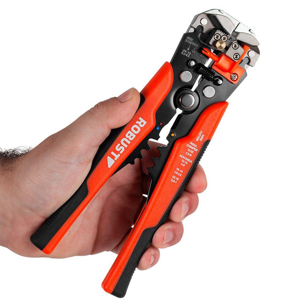 Alicate Desencapador Crimpador e Cortador de Fios Automático 3370163 ROBUST