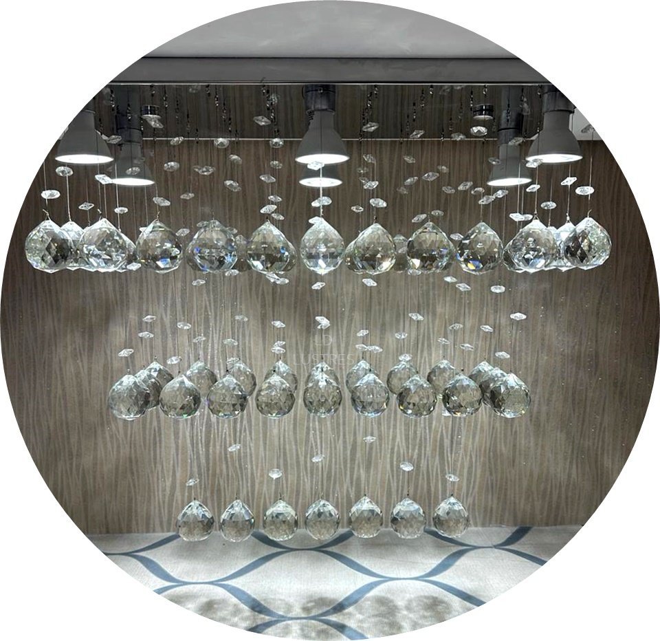 Lustre de Cristal Legítimo K9 Alto Brilho para Sala Quarto