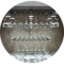 Ver imagem 2 de Lustre de Cristal Legítimo K9 Alto Brilho para Sala Quarto