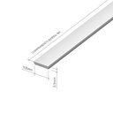 Ver imagem 3 de Perfil de Alumínio para Acabamento 3,10mm X 0,935cm Laminum