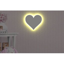 Coração Luminoso Decorativo em luz de led - AZUL - 1