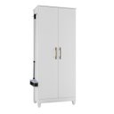 Ver imagem 3 de Armário Multiuso Jade 70cm 2 Portas Branco Moval