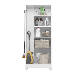 Armário Multiuso Jade 70cm 2 Portas Branco Moval - 2