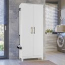 Ver imagem 1 de Armário Multiuso Jade 70cm 2 Portas Branco Moval