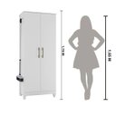 Ver imagem 6 de Armário Multiuso Jade 70cm 2 Portas Branco Moval