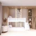Ver imagem 1 de Beliche Montessoriano Solteiro Adulto Star Plus Casatema MadeiraOriginals Branco