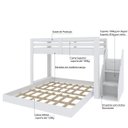 Ver imagem 4 de Beliche Casal Adulto Montessoriano Star Plus Casatema MadeiraOriginals