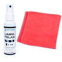 Ver imagem 1 de Kit Limpa Telas Clean 60ml com Pano Microfibra Cor: Vermelho