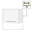 Ver imagem 3 de Armário Aéreo Clarice 118cm 3 Portas MDF-MDP Branco Milani Movelaria