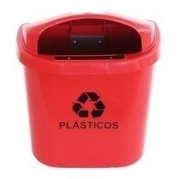 Cesto Individual Coleta Seletiva 40 L Para Poste Ou Parede - 1
