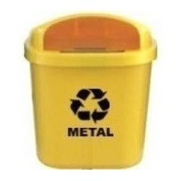 Cesto Individual Coleta Seletiva 40 L Para Poste Ou Parede - 3