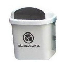 Cesto Individual Coleta Seletiva 40 L Para Poste Ou Parede - 2