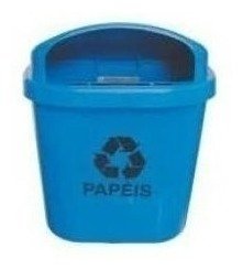 Cesto Individual Coleta Seletiva 40 L Para Poste Ou Parede - 6