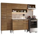 Ver imagem 3 de Armário de Cozinha Compacta 229cm com Pia Rustic Emilly Madesa 12