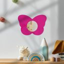 Ver imagem 1 de Espelho Infantil Cores Menina Formatos Fofos Decorativo Moderno Borboleta Rosa 25x35cm