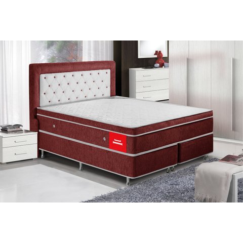 Colchão King Nipon Live Magnético Ortopédico Infravermelho Longo:vermelho