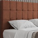 Ver imagem 6 de Cabeceira Solteiro 88 cm Lots Veludo Terracota Soon