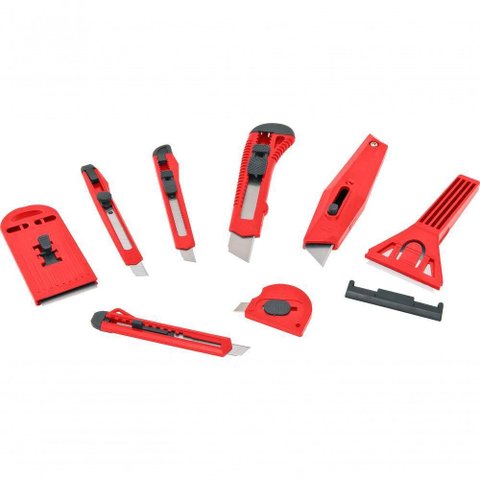 Jogo de Estiletes Cabo Plástico com 8 Peças - Nove54