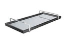 Ver imagem 1 de Bandeja Decorativa Espelhada Lf017 Preto/cromado