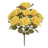 Buque Rosa Diana 9 Botoes Amarelo Outono Claro 40cm - 1