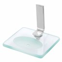 Ver imagem 1 de Saboneteira Vidro Luxo Porta Sabonete Parede Nicho Quadrado Único