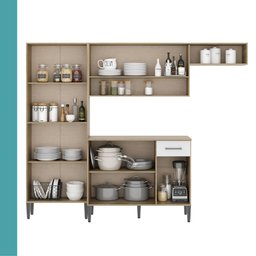 Cozinha Compacta com Armário e Balcão Arizona Glam Carraro - 7