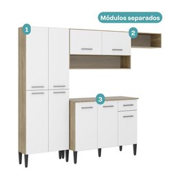 Cozinha Compacta com Armário e Balcão Arizona Glam Carraro - 10