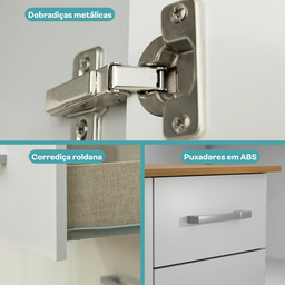 Cozinha Compacta com Armário e Balcão Arizona Glam Carraro - 12