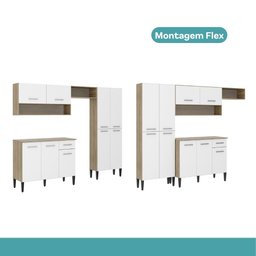 Cozinha Compacta com Armário e Balcão Arizona Glam Carraro - 8