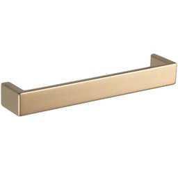 Puxador Dourado Piauí Alça Grossa em Zamac 160mm para Armários Cozinhas Torralba - 1